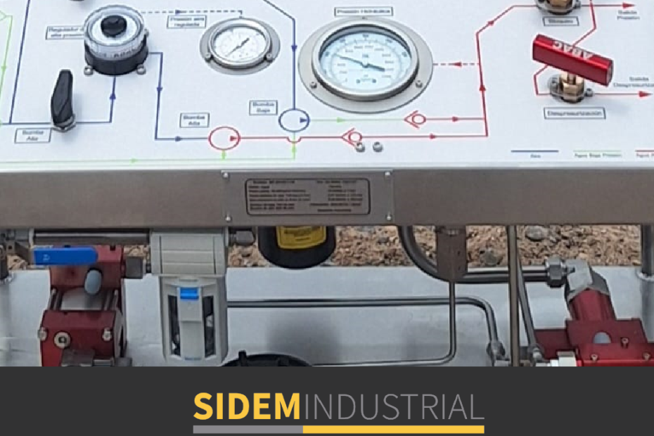 banco de prueba de alta presión